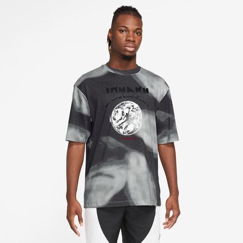 

Jordan Mens Jordan Sprt AOP S/S Crew - Mens Dk Smoke Grey/Anthracite Size XXL