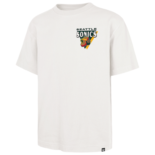 47 Brand Mens Seattle Supersonics Supersonics Alt Under Bar Foundation T-Shirt - - Sandstone