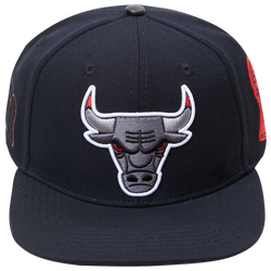 Men's - Pro Standard NBA Camo Logo Snapback Hat - Black/Red