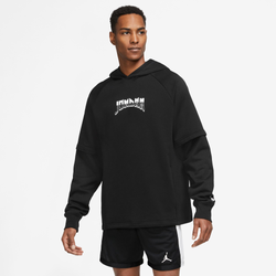 Men's - Jordan Dri-FIT Sport Fleece GFX Pullover 23 - White/Black/Blue
