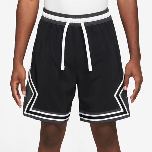 

Jordan Mens Jordan Dri-FIT Sport Woven Diamond Shorts - Mens Black/White Size S