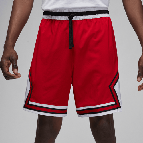 

Jordan Mens Jordan Dri-FIT Sport Woven Diamond Shorts - Mens Gym Red/Black/White Size S