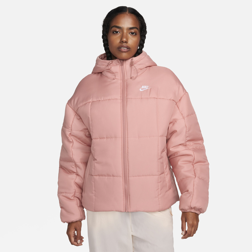 

Nike Womens Nike NSW Tech Fleece Thermal Classic Puffer - Womens Red Stardust/White Size S