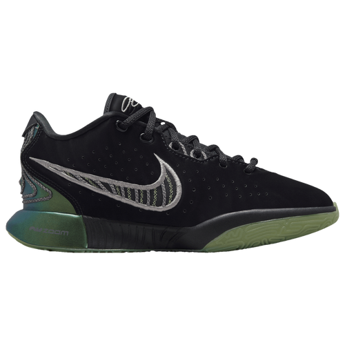 Shop Nike Boys   Lebron Xxi In Black/grey/pink