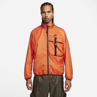 Men's - Nike Tech N24 PKBL Woven Lined Jacket - Orange/Black