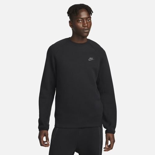 

Nike Mens Nike Tech Fleece Crew - Mens Black/Black Size S