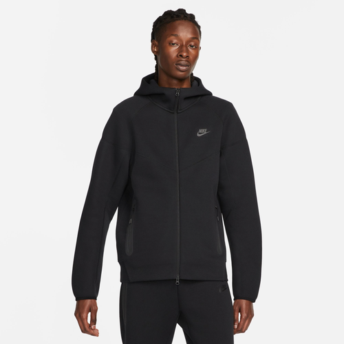 

Nike Mens Nike Tech Fleece Full-Zip Hoodie - Mens Black/Black Size L