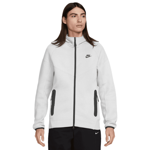 

Nike Mens Nike Tech Fleece Full-Zip Hoodie - Mens Black/Birch Heather Size S