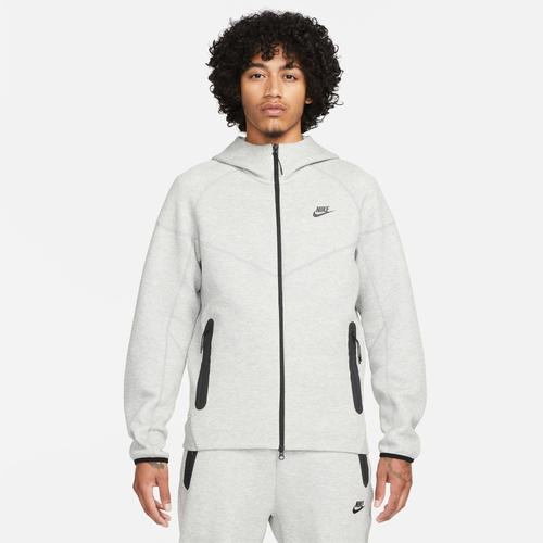 

Nike Mens Nike Tech Fleece Full-Zip Hoodie - Mens Grey/Black Size S