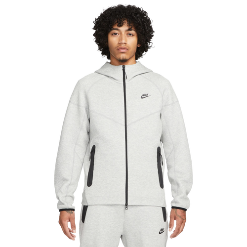 

Nike Mens Nike Tech Fleece Full-Zip Hoodie - Mens Grey/Black Size S