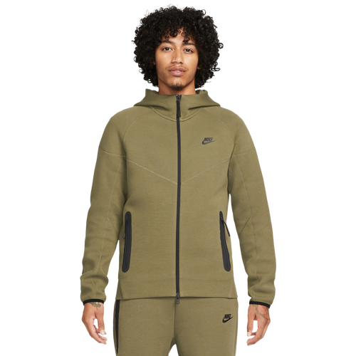 Nike tech fleece hoodie green online