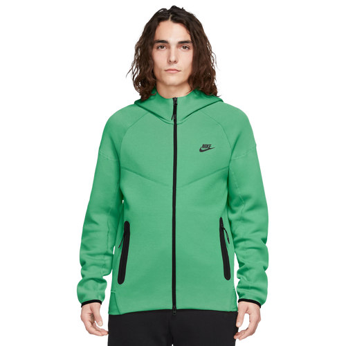 Nike Men's Sportswear Tech Fleece Windrunner Full-zip Hoodie In Green ...