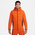 Nike Tech Fleece Full-Zip Hoodie - Men's Black/Orange