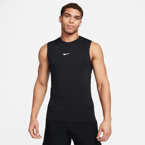 

Nike Mens Nike Dri-FIT Slim Top Sleeveless - Mens Black/White Size L