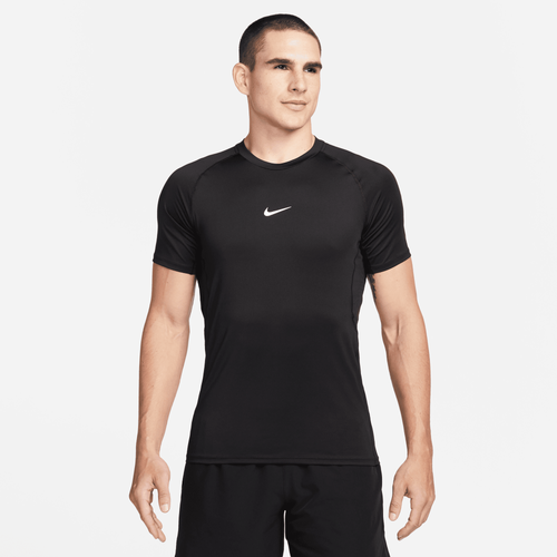 

Nike Mens Nike Dri-FIT Slim Top Short Sleeve - Mens Black/White Size XXL