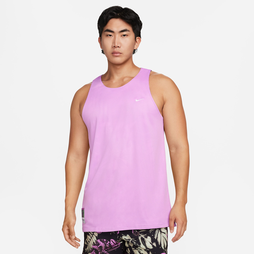 

Nike Mens Nike Dri-FIT S72 Reversible AOP Tank - Mens Rush Fuchsia/Multi Size M