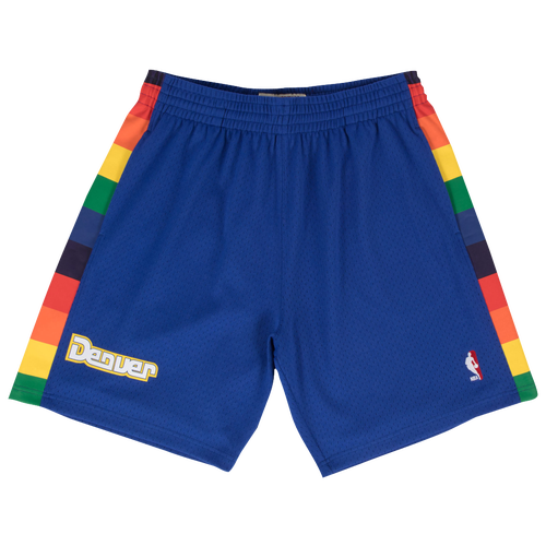 

Mitchell & Ness Mens Denver Nuggets Mitchell & Ness Nuggets Swingman Shorts - Mens Royal Size XL