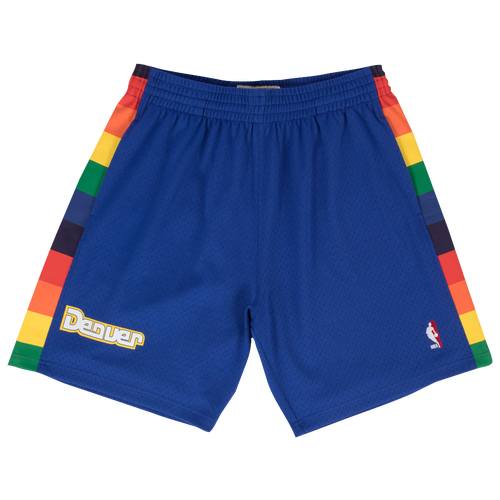 

Mitchell & Ness Mens Denver Nuggets Mitchell & Ness Nuggets Swingman Shorts - Mens Royal Size L