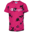 Champion Galaxy Tie-Dye T-Shirt - Boys' Grade School Fuschia/Black