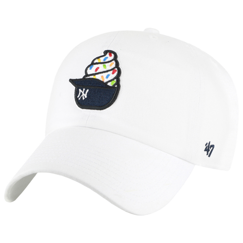 47 Brand Yankees Clean Up Cap -  White