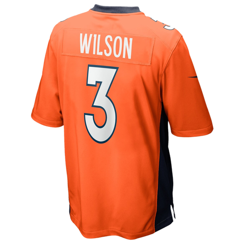 

Nike Boys Russell Wilson Nike Broncos Game Jersey - Boys' Grade School Orange Size XL