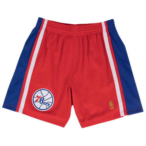 

Mitchell & Ness Mens Philadelphia 76ers Mitchell & Ness 76ers Swingman Shorts - Mens Red Size L