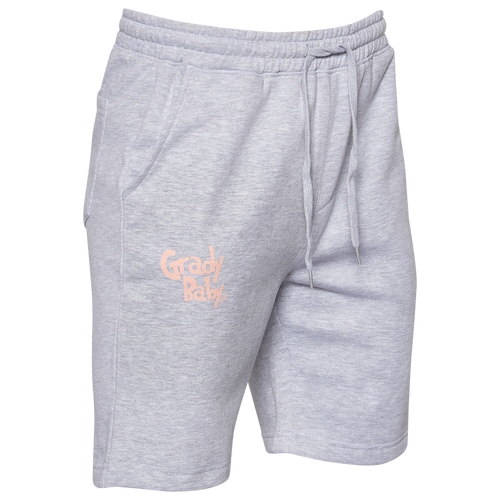 

Grady Baby Co Mens Grady Baby Co Logo Shorts - Mens Grey/Pink Size M