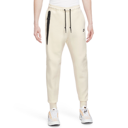 Men's - Nike Tech Fleece Joggers - Coconut Milk/Black
