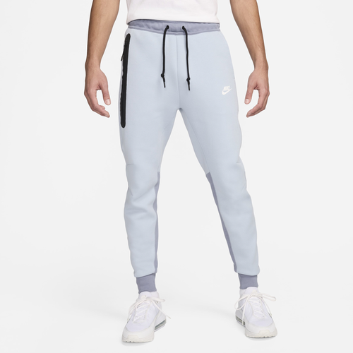 Shop Nike Mens  Tech Fleece Joggers In Blue/white