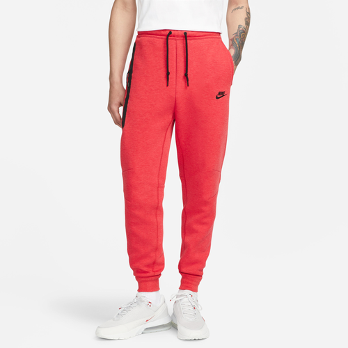 

Nike Mens Nike Tech Fleece Joggers - Mens Black/Red Size L