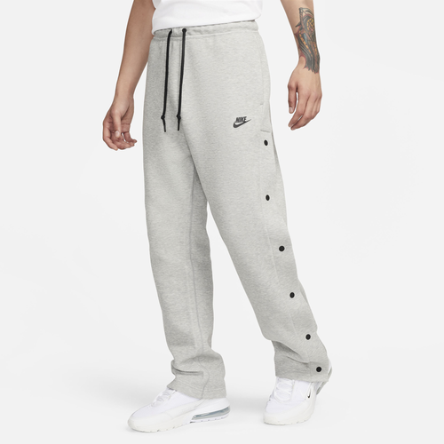 

Nike Mens Nike Tech Fleece Tear Away Pant - Mens Dk Grey Heather/Black Size L