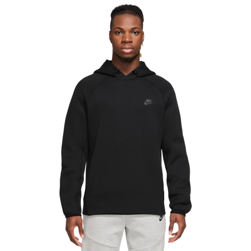 

Nike Mens Nike Tech Fleece Pullover Hoodie - Mens Black/Black Size XS