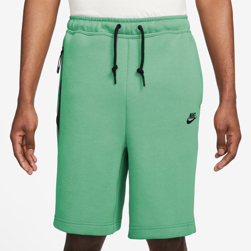 

Nike Mens Nike Tech Fleece Shorts - Mens Spring Green/Black Size S