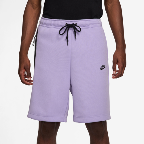 MENS - Nike Tech Fleece Shorts - Black/Hydrangeas