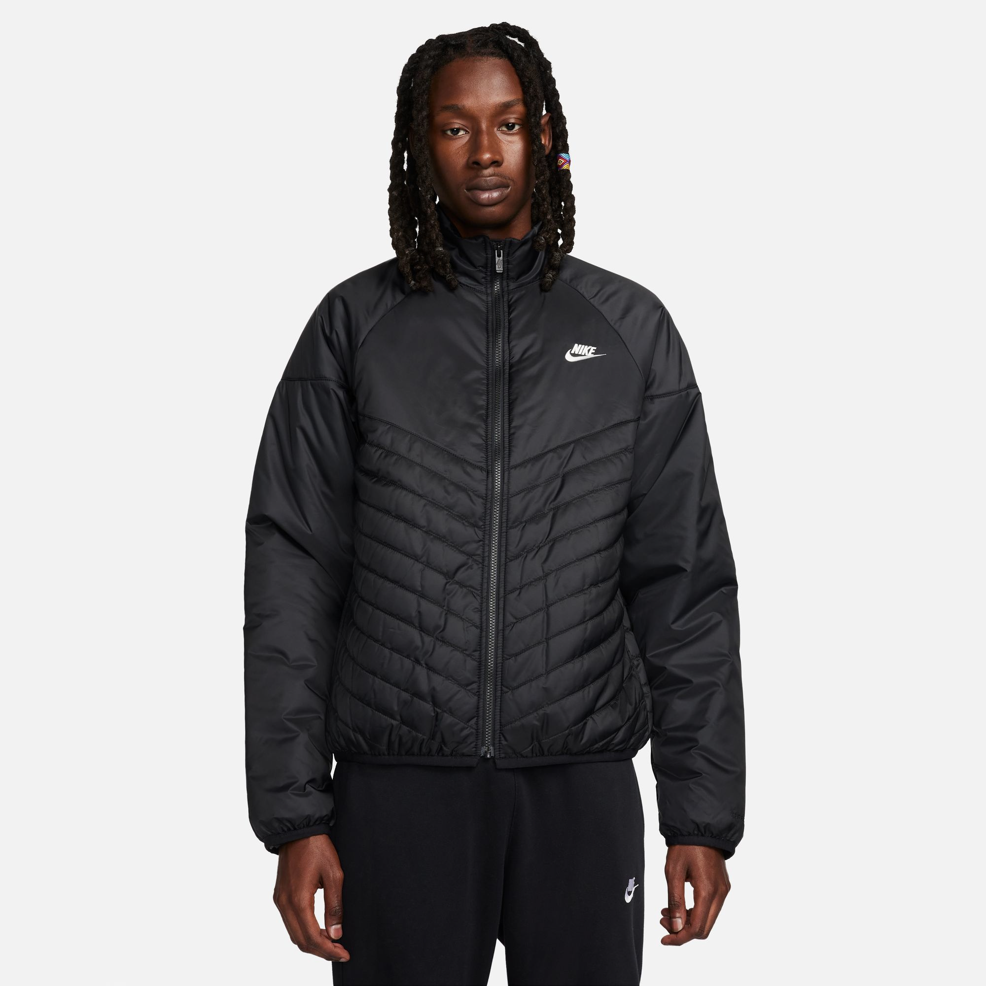 Nike black filled on sale jacket