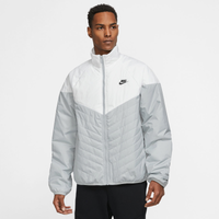 Men's - Nike Thermore Fill Midweight Puffer Jacket - Light Smoke/White/Black