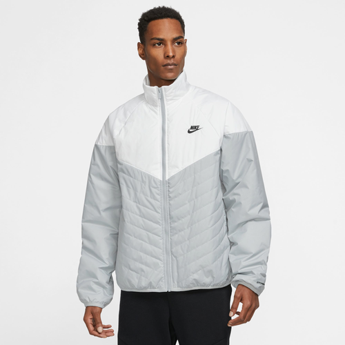 

Nike Mens Nike Thermore Fill Midweight Puffer Jacket - Mens Light Smoke/White/Black Size M