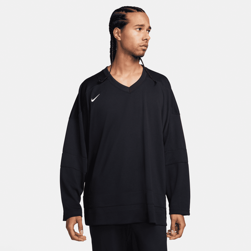 

Nike Mens Nike Authentic Hockey Jersey - Mens Black/White Size S