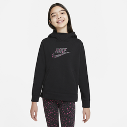 Girls' Grade School - Nike Cheetah Hoodie - Black/Black