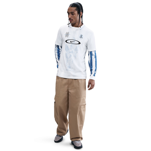 MENS - Nike NSW SS Crew Victory T-Shirt - White/Blue