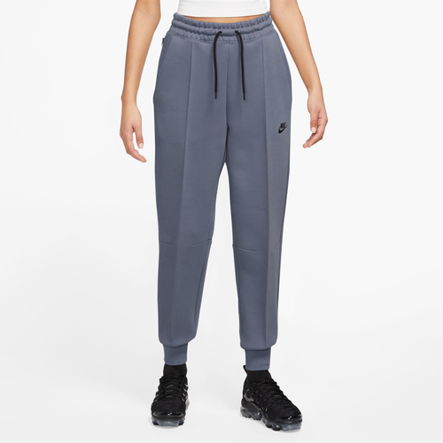 

Nike Womens Nike NSW Tech Fleece MR Joggers - Womens Grey/Black Size L