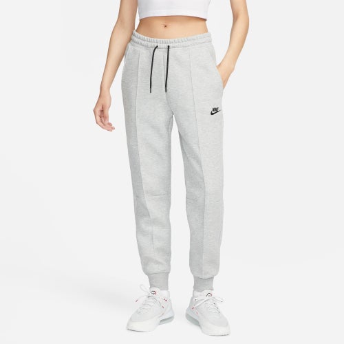 

Nike Womens Nike NSW Tech Fleece MR Joggers - Womens Grey/Black Size S