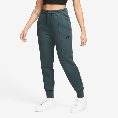 

Nike Womens Nike NSW Tech Fleece MR Joggers - Womens Jungle/Black Size M