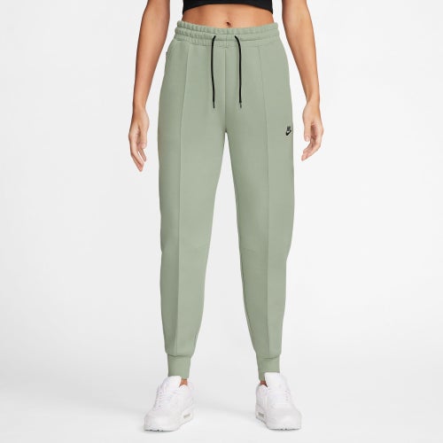 

Nike Womens Nike NSW Tech Fleece MR Joggers - Womens Olive/Black Size S