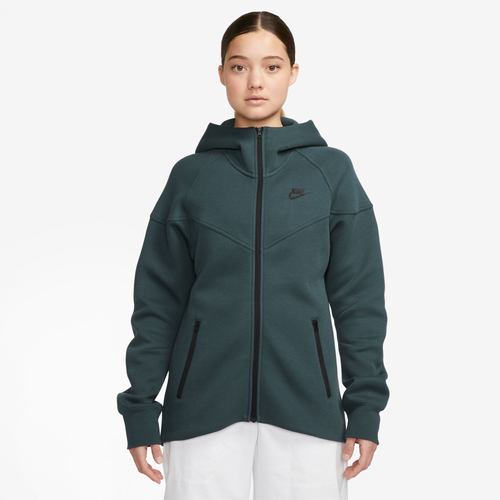 

Nike Womens Nike NSW Tech Fleece WR Full-Zip Hoodie - Womens Jungle/Jungle Size XL