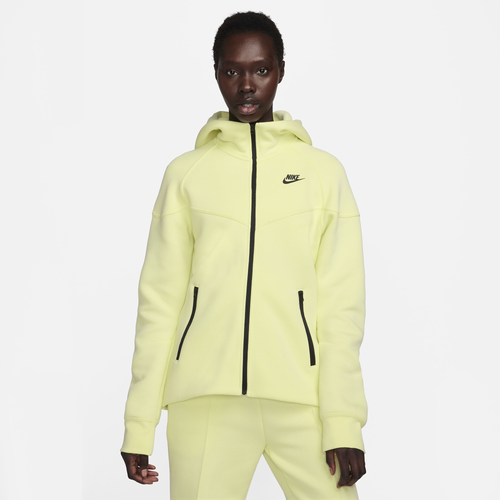 

Nike Womens Nike NSW Tech Fleece WR Full-Zip Hoodie - Womens Luminous Green/Black Size XXL