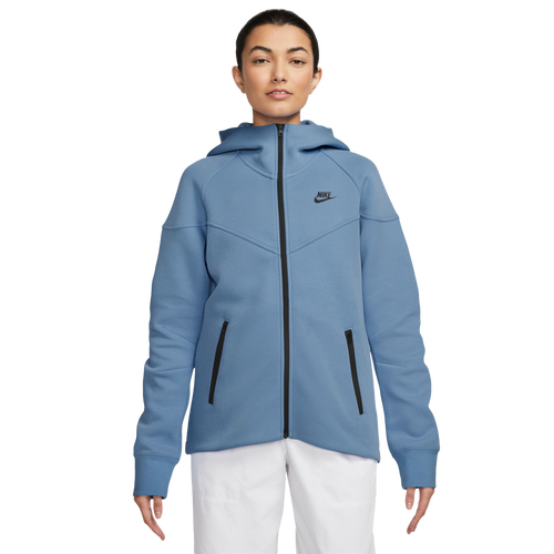  - Nike Tech Fleece Full ZIP Hoodie - Blue/Black