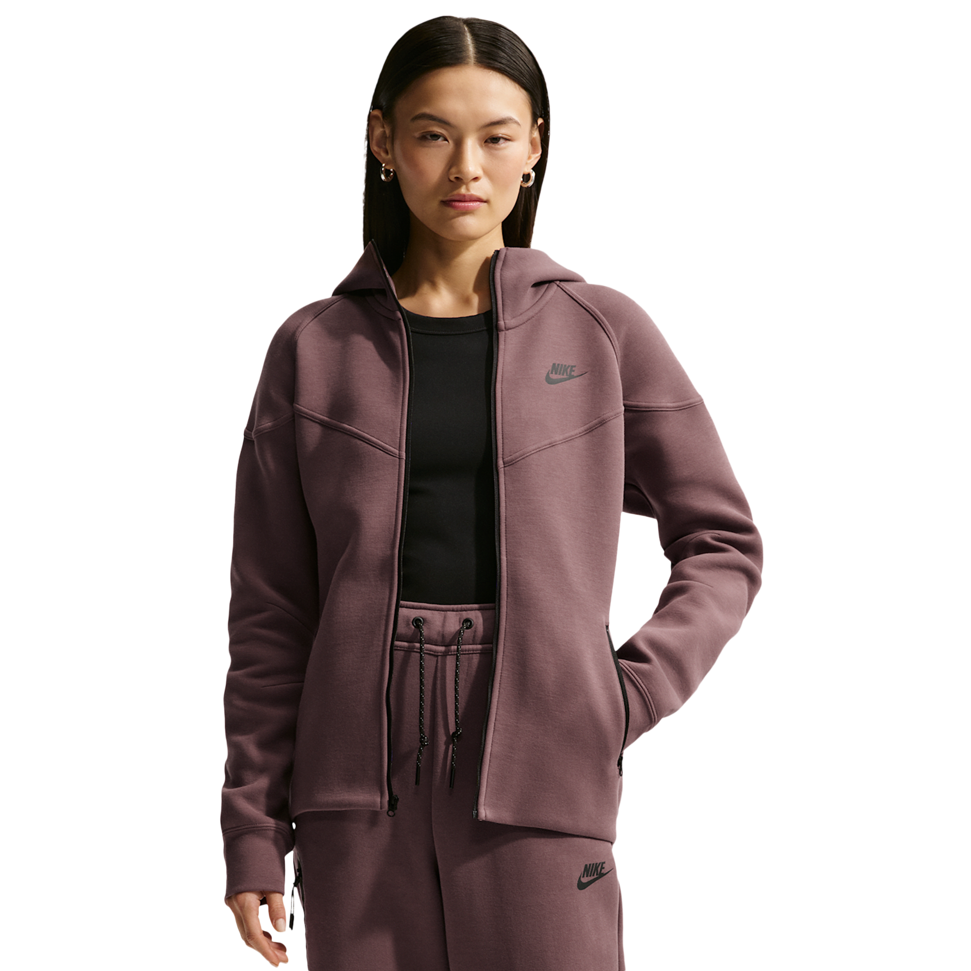 Nike NSW Tech Fleece WR Full-Zip Hoodie - Women's | Foot Locker
