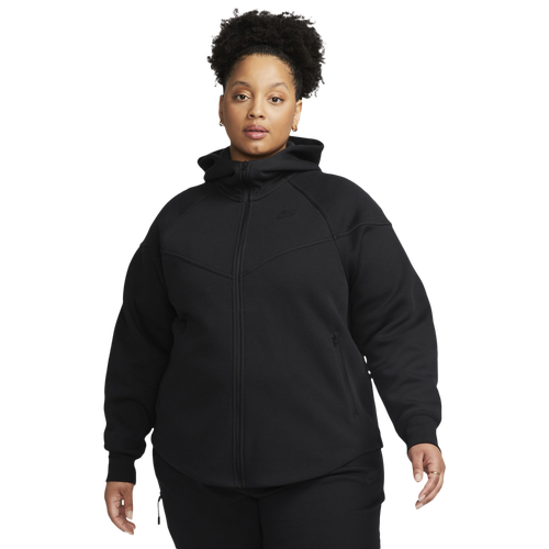WOMENS - Nike Plus Tech Fleece WR FZ Hoodie - White/Black