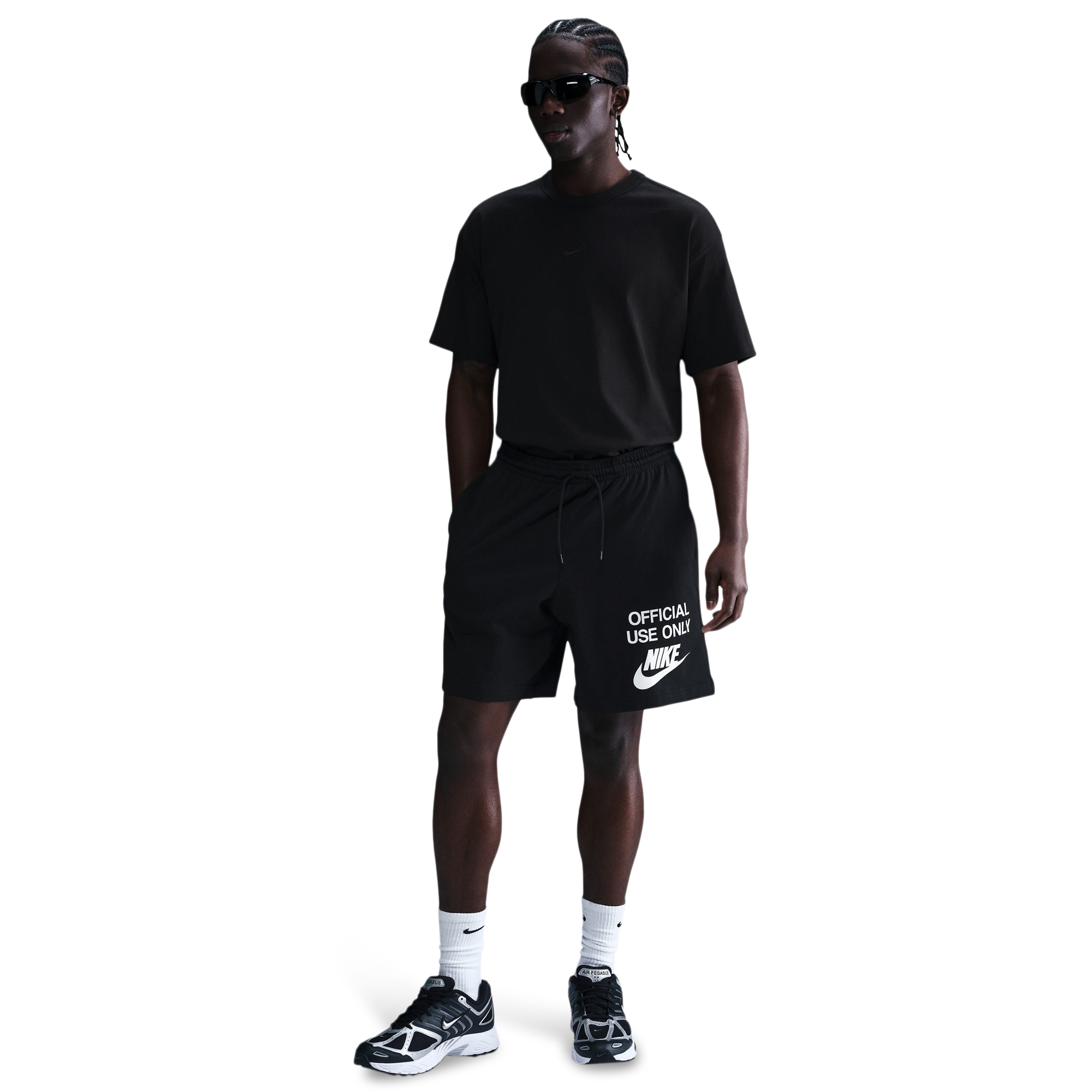 ★★Nike★★ Club Knit Shorts M Black White FQ4361010 FQ4361 Nike Club Knit Official Shorts in Black & White | REVOLVE